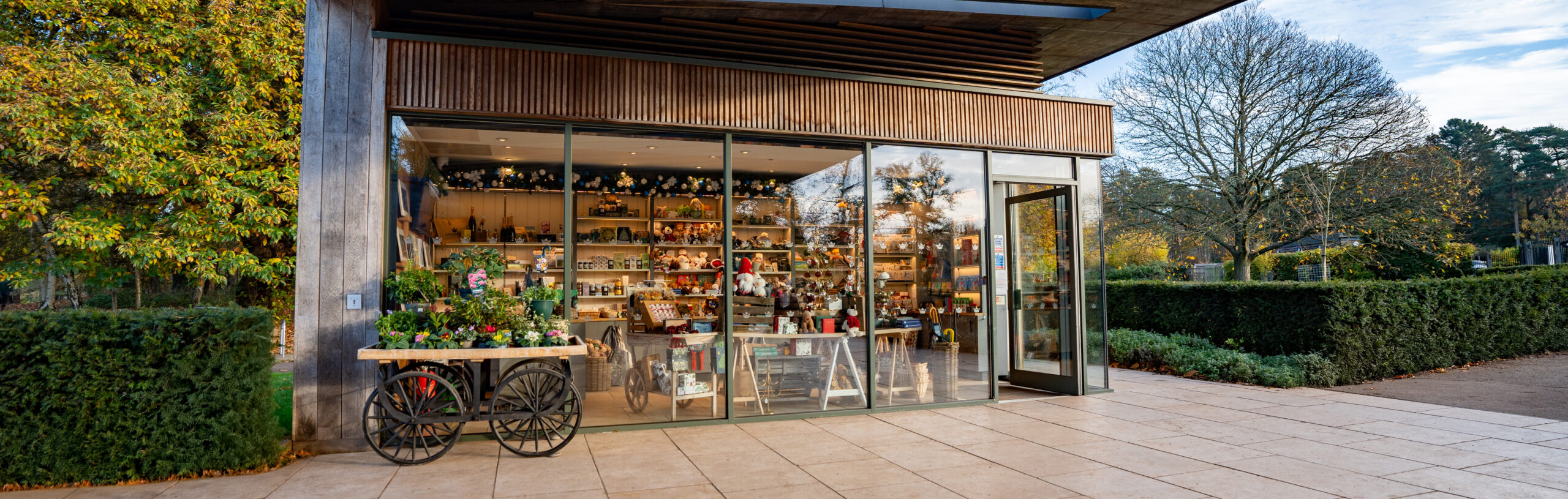 External view of the Virginia Water Gift Shop.